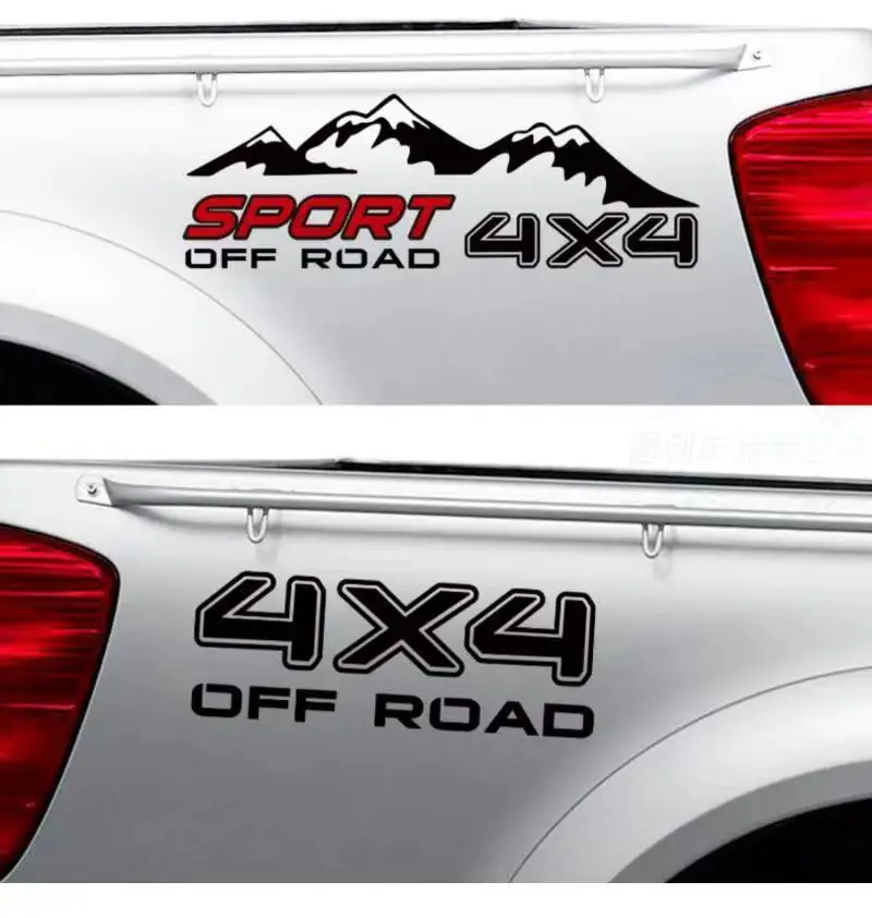 Classic 47*12cm Pickup Off Road Car Emblem Sticker Car Door Stickers