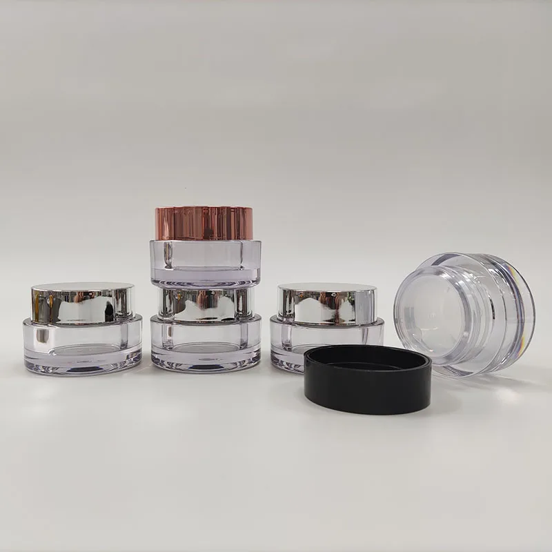 High Quality Thick Wall 50ml PETG Plastic Cream Jar Cosmetic Jar Cosmetic Body Lotion Plastic Jar