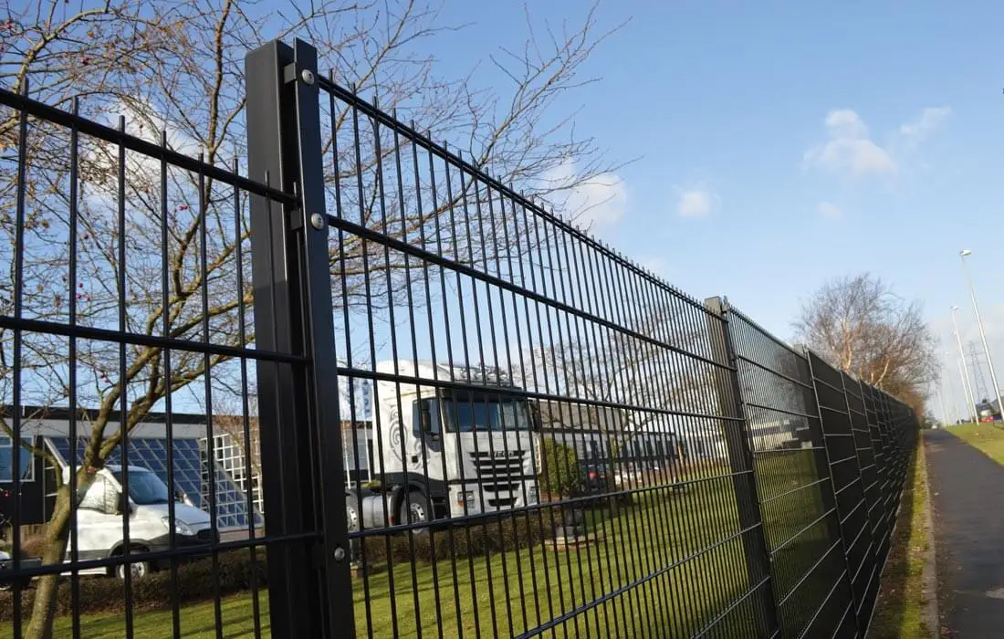 product decorative high security welded mesh metal fence green vinyl coated 868 double wire fence 2d mesh for garden-11