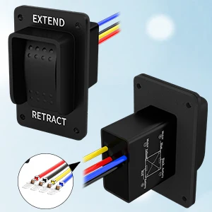 Daiertek 12V 20A DPDT Rocker Switch - Waterproof Momentary Switch for ...