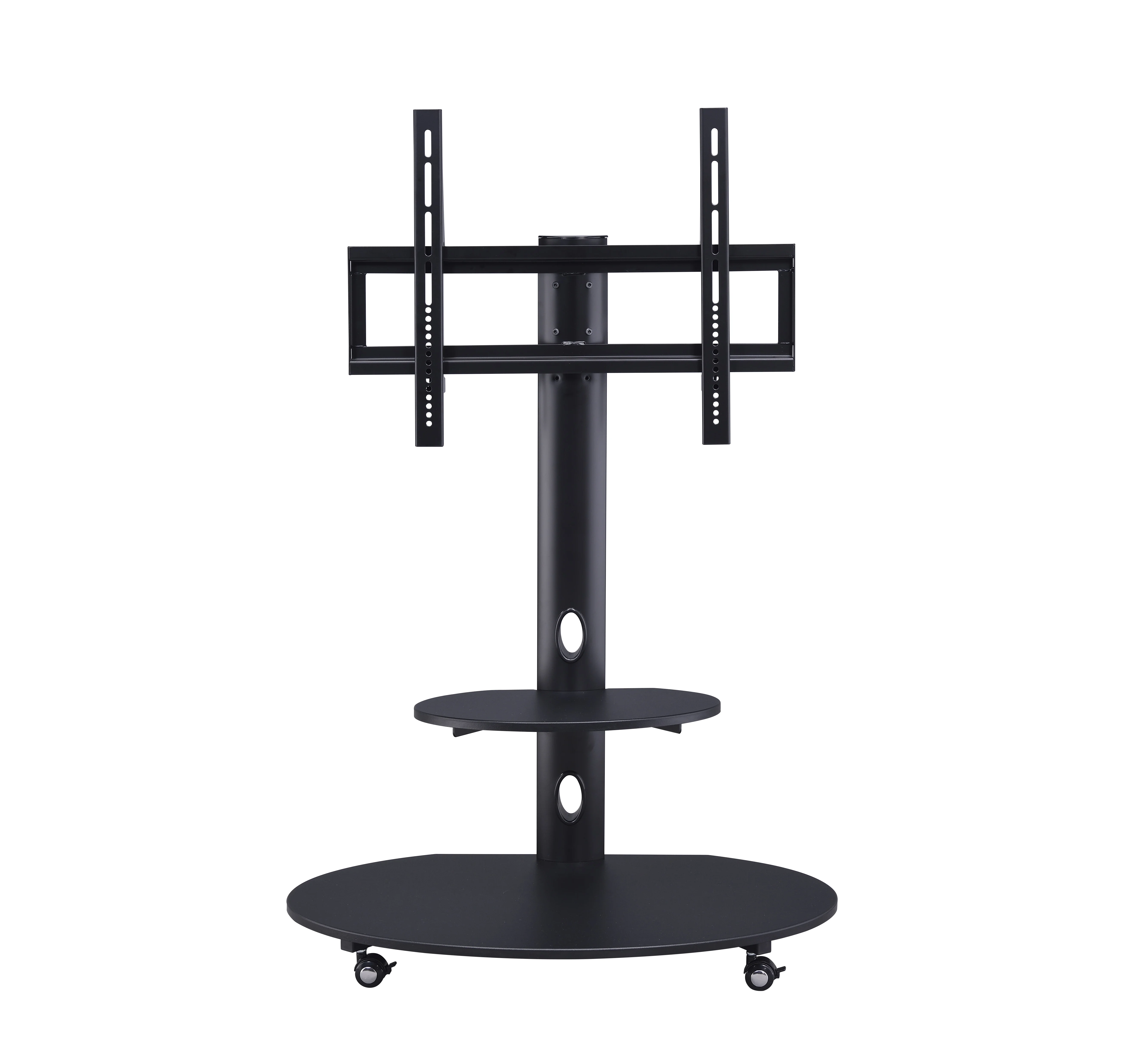 Stand Floor Type Height Adjustable Mobile Lcd Tv Trolley Cart Modern