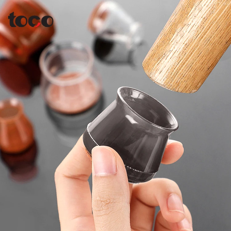 Toco Protectors Waterproof Chair Leg Covers Silicone Floor