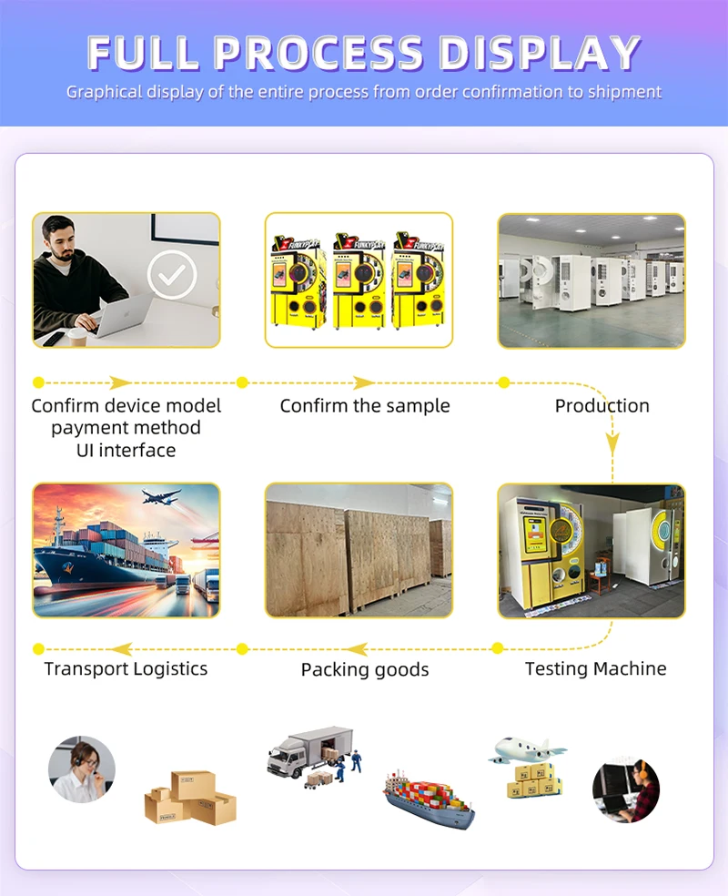 product funkyplay stylish mobile phone case vending machine automatic with custom patterns and sdk function-13