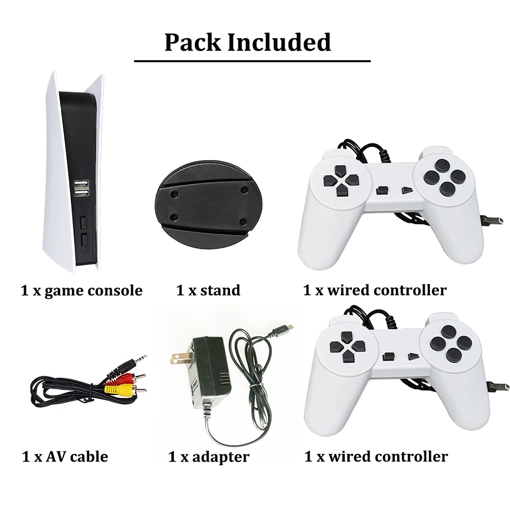 G155 Controller Game Station Style HD 3D 4K Video Output Retro Classic Gaming Console