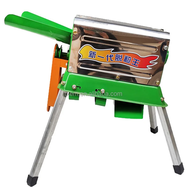 Mini Portable Automatic Corn Thresher Home Use Maize Copper Wire Diesel Engine Peeler Electric Sheller for Farm Industries