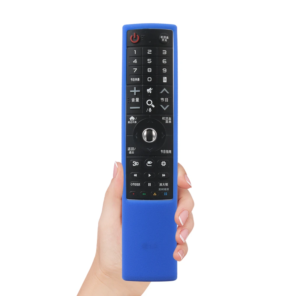 Custodia In Silicone Fosforescente Per Telecomando Aria Condizionata – Antiscivolo, Ritagli Precisi, Con Cordino, Colori Nero/Blu/Rosso/Verde/Bianco
