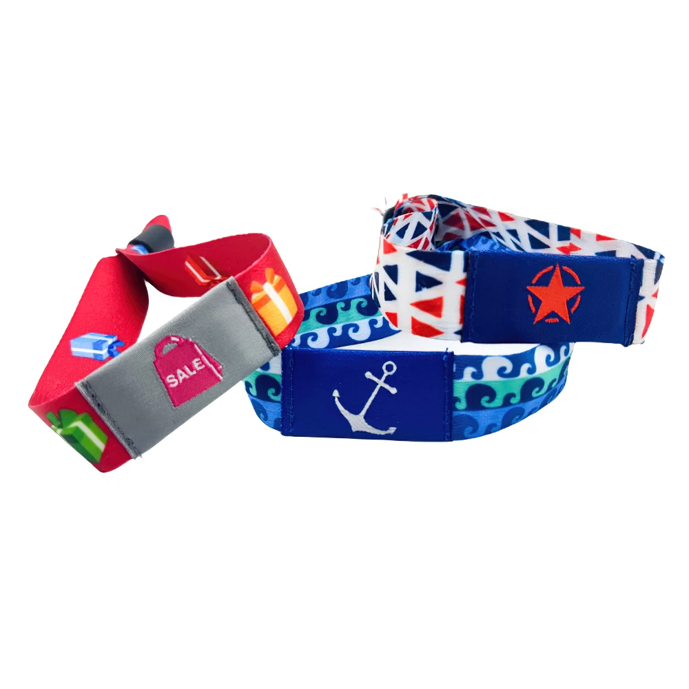 Festival Waterproof NFC Fabric Bracelets RFID Wristband 213 Woven NFC Wristband