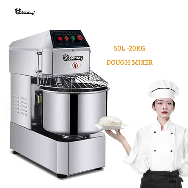 50 Litre Dough Mixer For Sale With Excellent Service 20kg 50 Liter Bowl