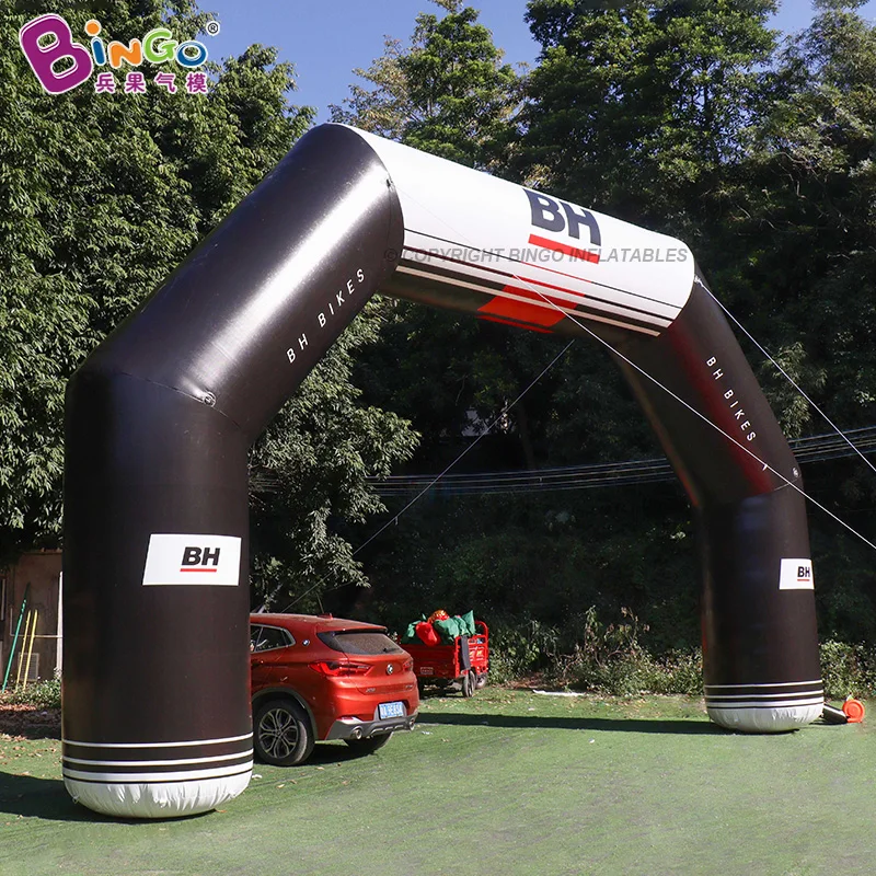 Bingo Customized Logo Inflatable Start and Finish Line Arches Outdoor Inflatable Sport Arch Gate for Events