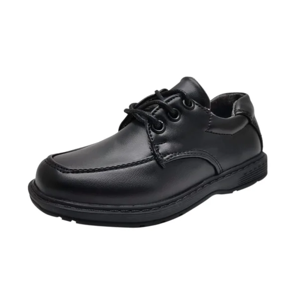 Китайская фабрика оптовая продажа черная школьная обувь детская официальная для мальчиков под вечернее платье готовая к