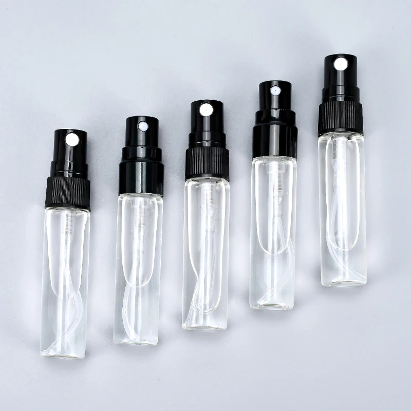 Wholesale Empty 2ml 3ml 5ml 10ml Fragrance Perfume Vial Tester Sample Glass Spray Bottles