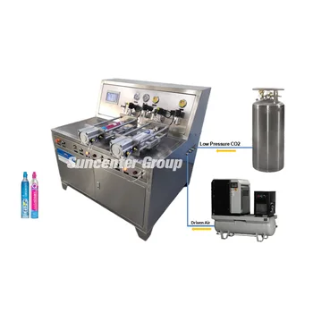 Automatic Soda Water CO2 Cartridge Refilling Machine