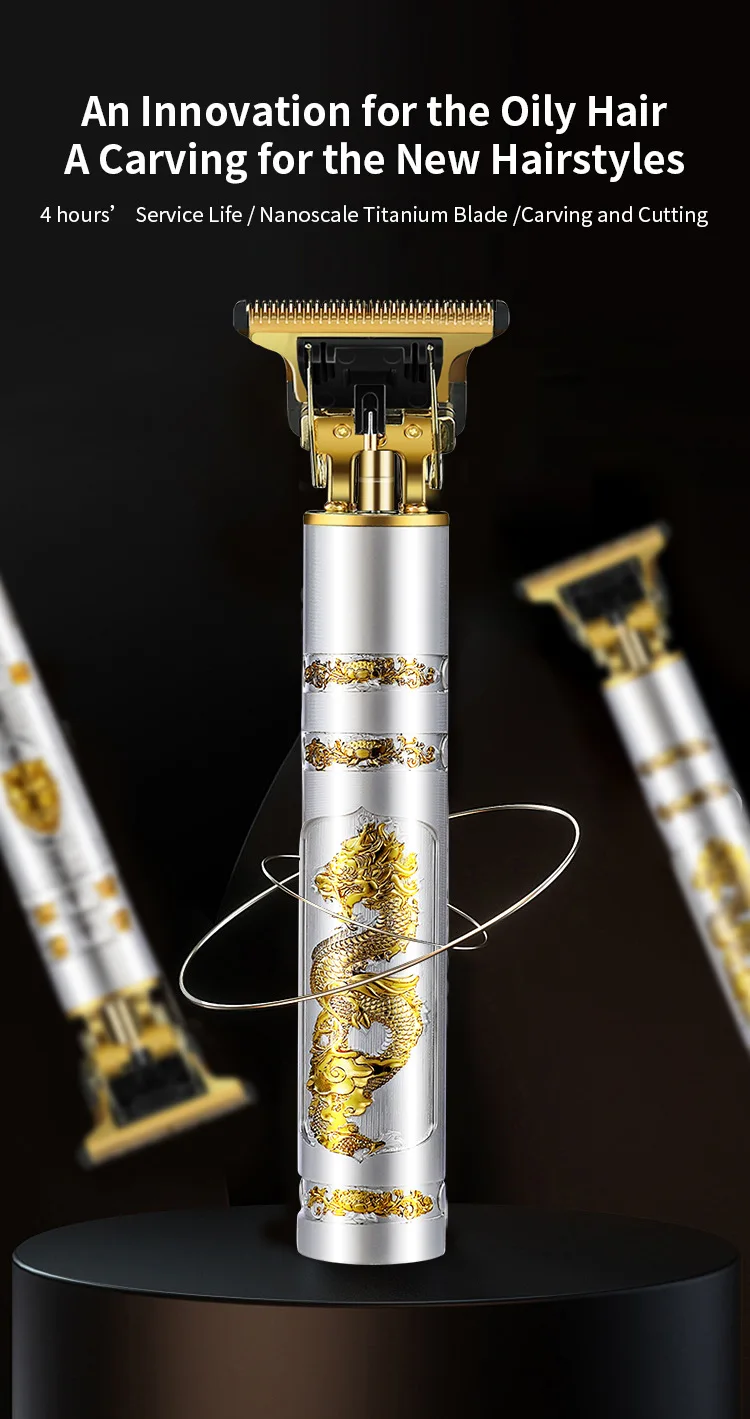 Manufacturer Rechargeable T9 Dragon Buddha Hair Barber Electric Push ...