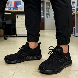 Black Mesh Breathable Suitable for Outdoor Sports Shoes for Running Casual Shoes