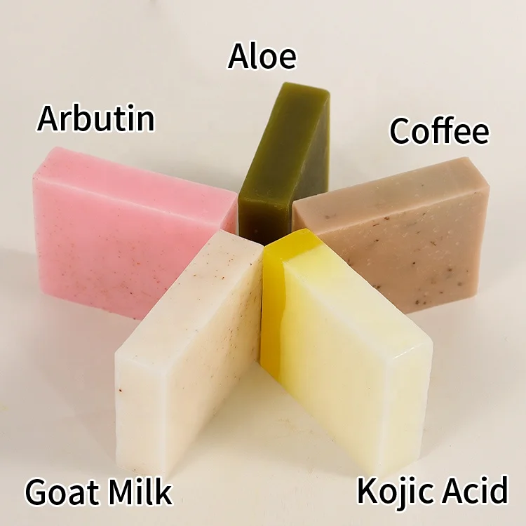 LKIAE Fine and Dense Foaming Lighting Face and Body Bath Moisturizing Beauty Scrub Coffe Soap for Fair Skin