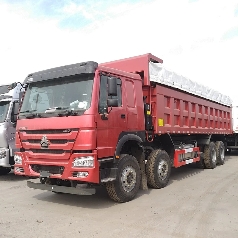 SINO TRUCK 12 Wheeler RHD 50tons Second Hand 8x4 Used HOWO Tipper Dump Truck