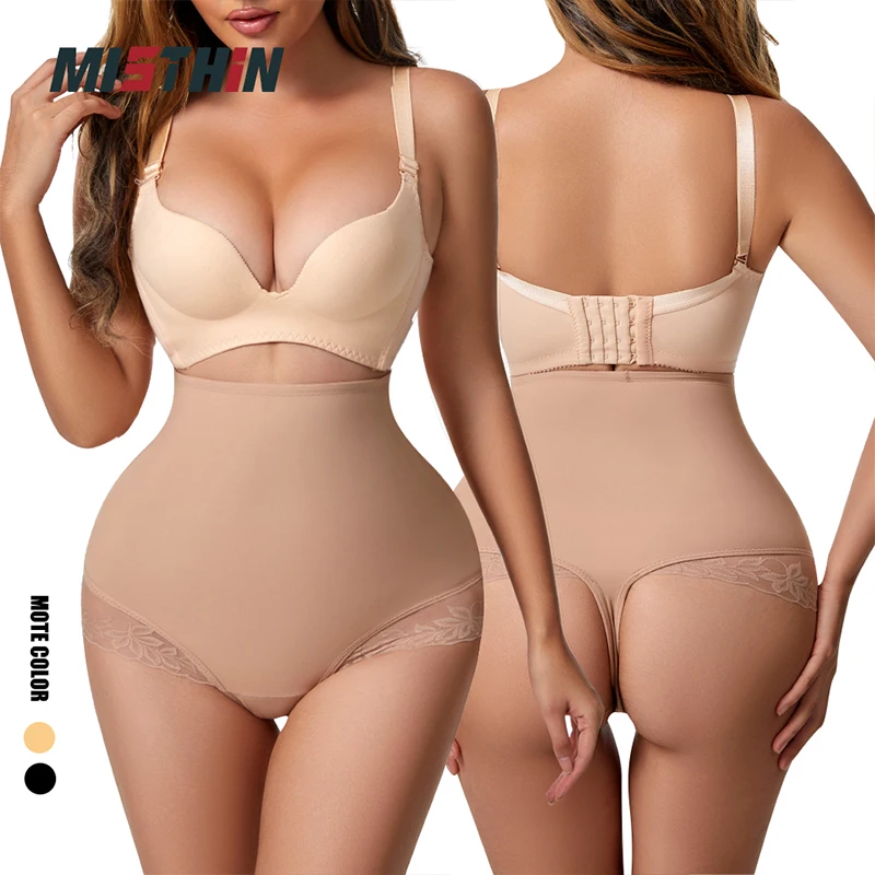 Wholesale Full Body Lace Women Tummy Control Panties Underwear Butt Lift Shaper Thong High Waist Trainer Shapewear for Women manufacture