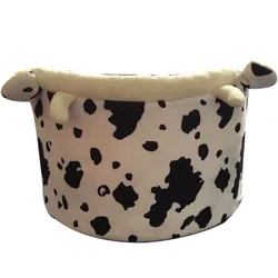 Cow pattern pet bed for car Cute pet bed with Removable Cover for dogs and cats NO 4