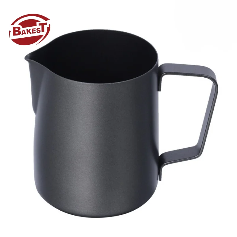 350ML/600ML Fancy Coffee Latte Art Cup 304 Stainless Steel with Internal Scale and Pointed-Spout for Milk Foam Serving