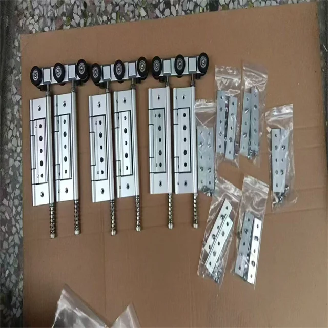 High Quality Aluminum Alloy Electric Folding Door for Balconies & Factories Typhoon-Resistant & Anti-Pinch