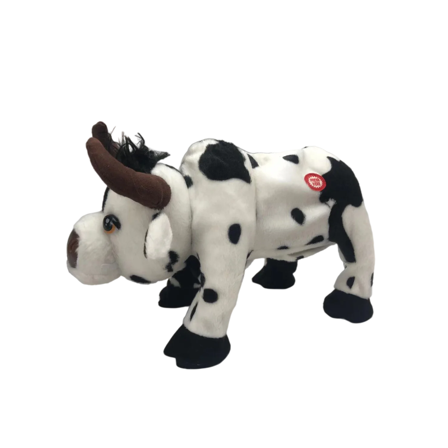 three dimensional cool baby cow shining bull doll fashion