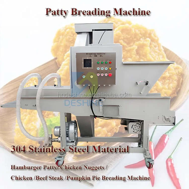 Breading Automatic Machine Bread Crumbs Coating Machine Coating Chicken ...