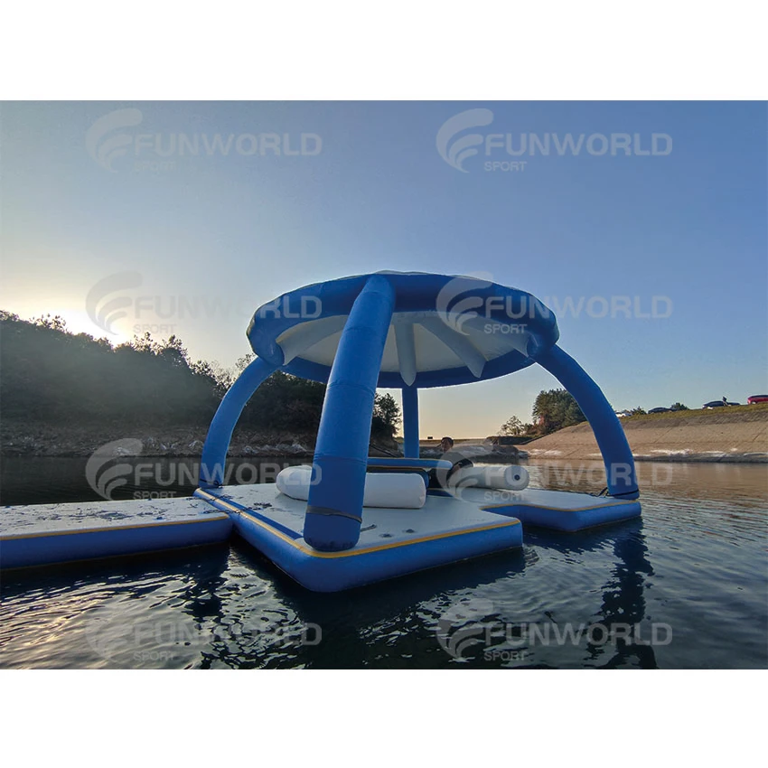 Fun Summer Water Entertainment - Inflatable Floating Island