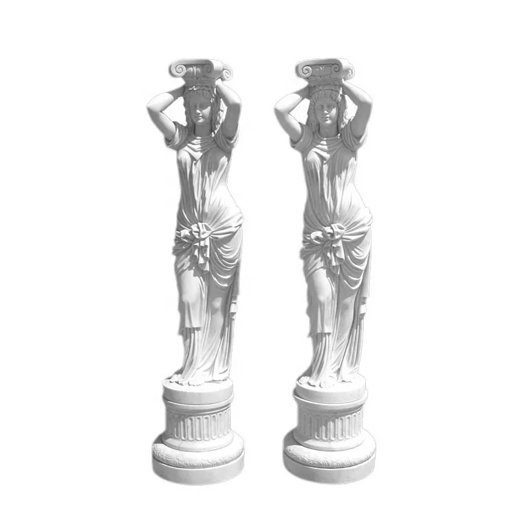 House Decoration Stone Marble Big Column House Pillars Graphic Design Modern Designs Greek Natural