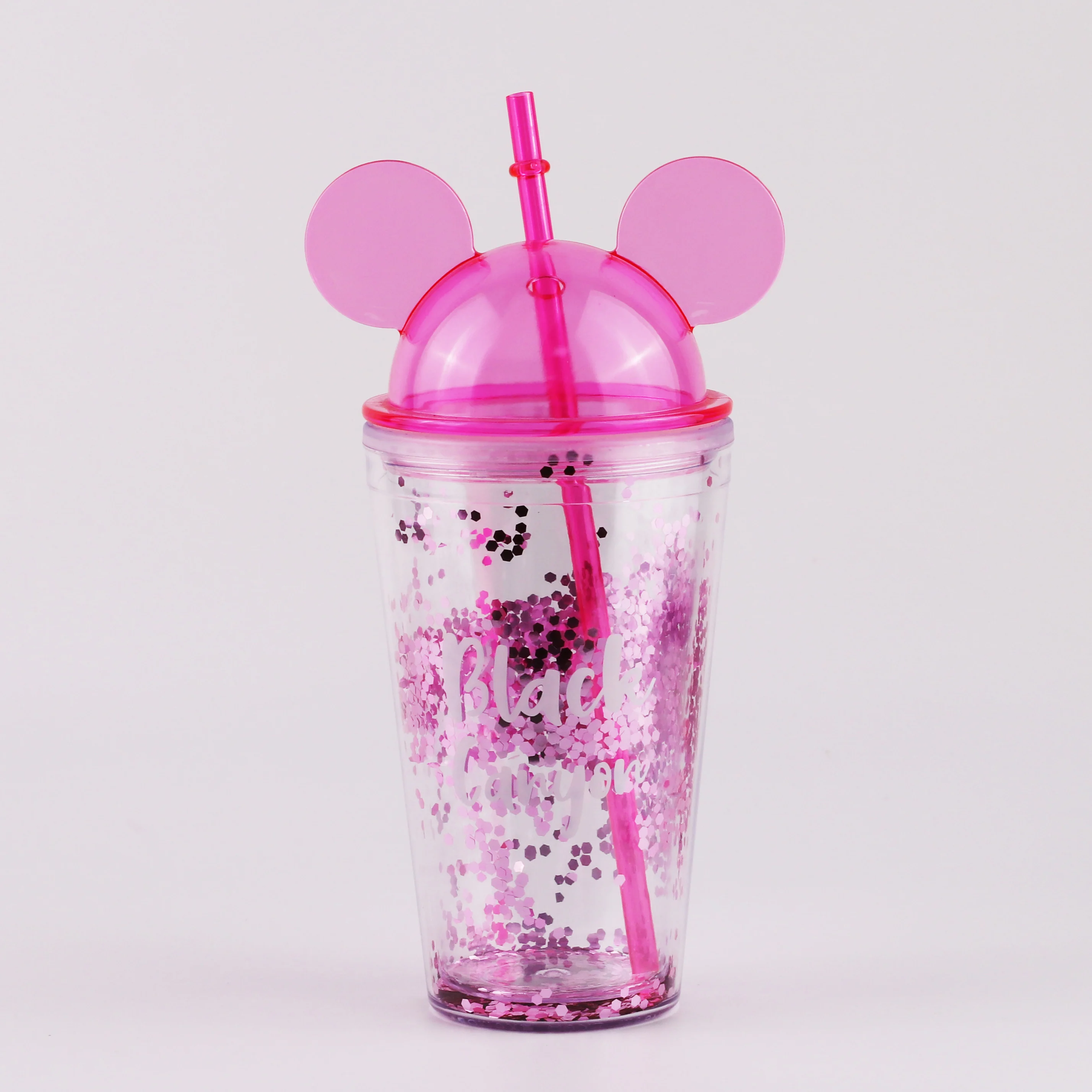 ➡ Vaso de doble pared de #minniemouse #DekoraVinyl #personalizado