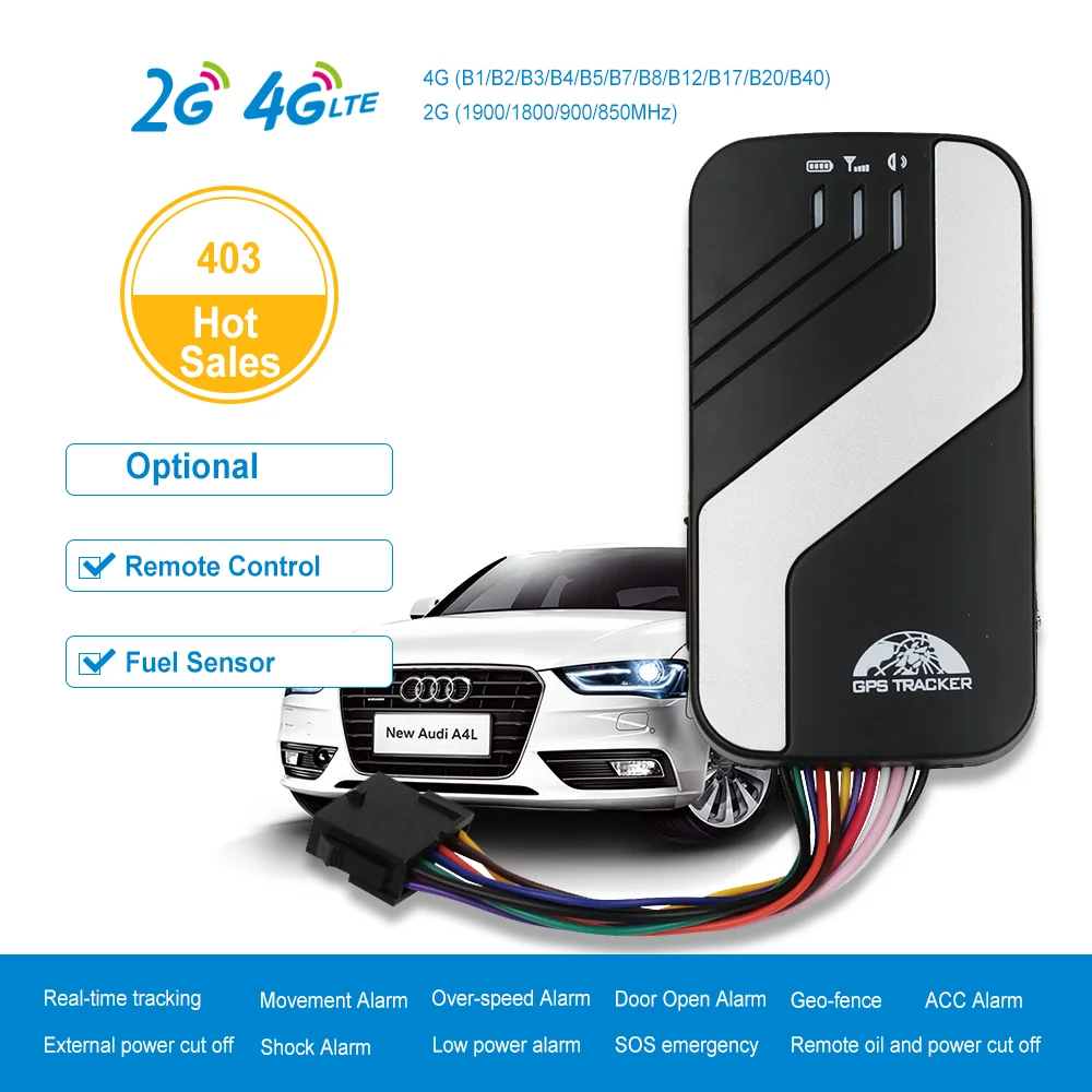 Hot Anti Jammer for Vehicle GPS Tracker 12V 24V Truck Anti Theft Car tracker Gps 4g Coban Gps403