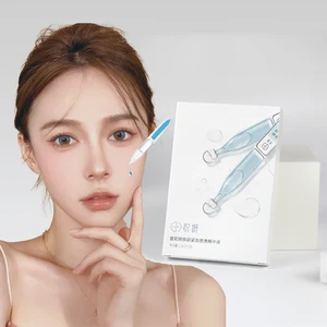 Private Label Skin Care Skin Repair Anti Aging Anti Wrinkle Moisturizing Box Fullerene Hyaluronic Acid Ampoule Face Serum