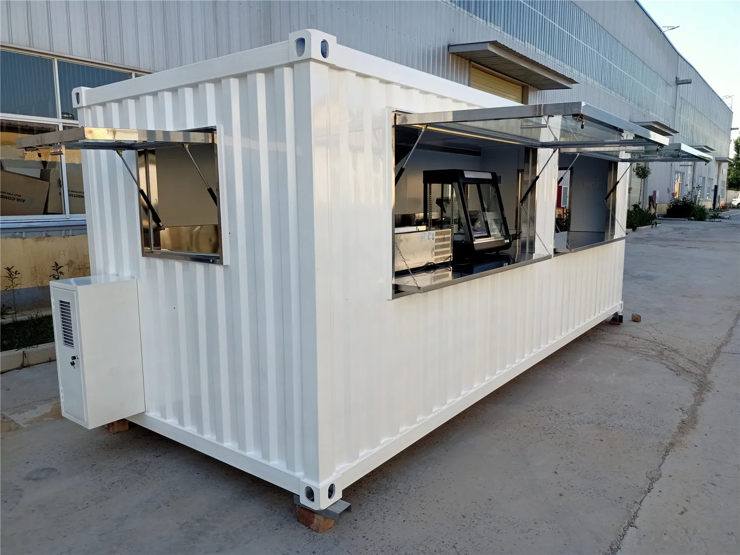 20ft 40ft Folding Container Coffee Shop Design Restaurant Shipping
