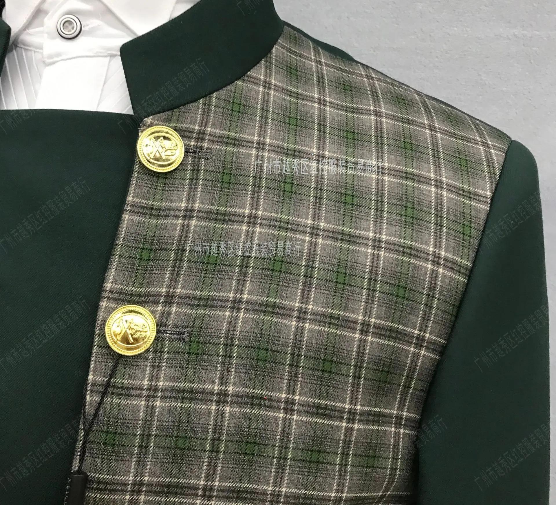 Factory Color Combination Double-breasted Men Formal Business Suit