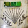 10 pezzi - base da 50 cm + 30 set, per un totale di 60 punte