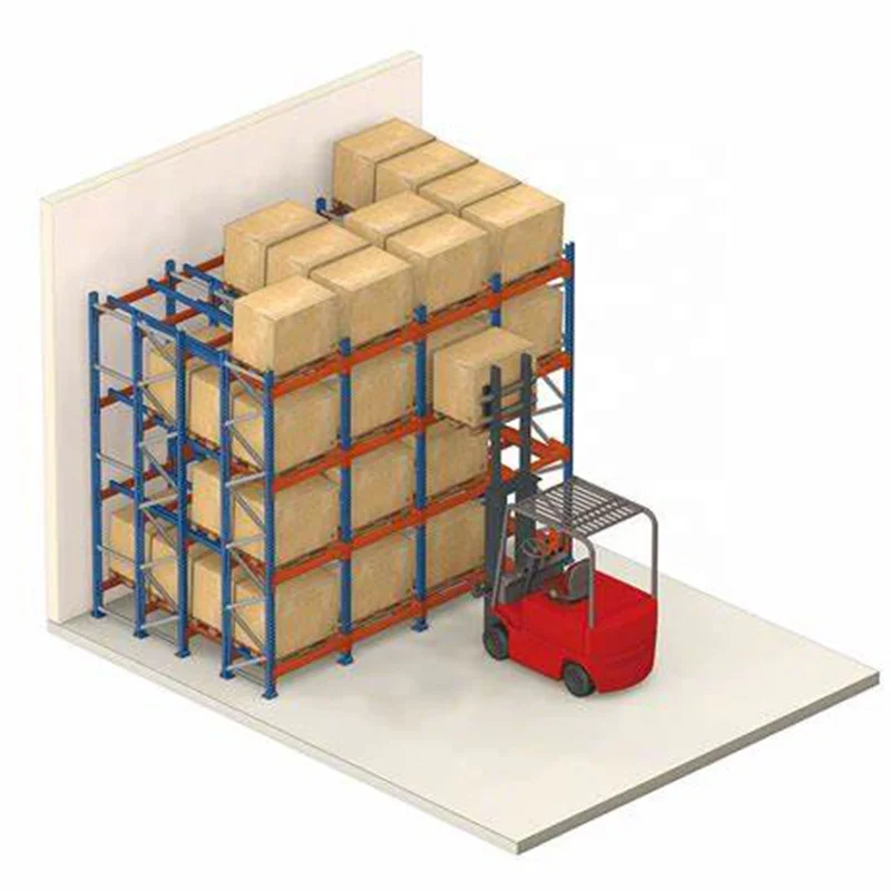 NOVA Cold Storage High Density Inventory Lifo Racking, First in Last Out Push Back Pallet Rack/