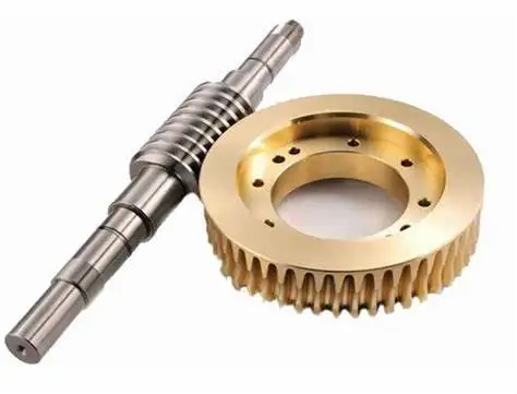 Plastic Worm Gear Custom Factory OEM Brass Worm Gear High Precision High Torque Steel Worm Gear