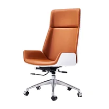 Foshan Wholesale Home Furniture Modern High Back Boss PU Leather Chair