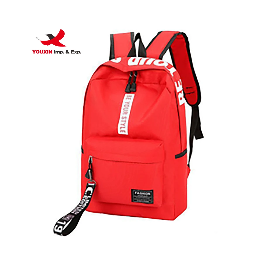 Backpack Canvas Large Capacity Student Fashion Small Fresh Backpack ...