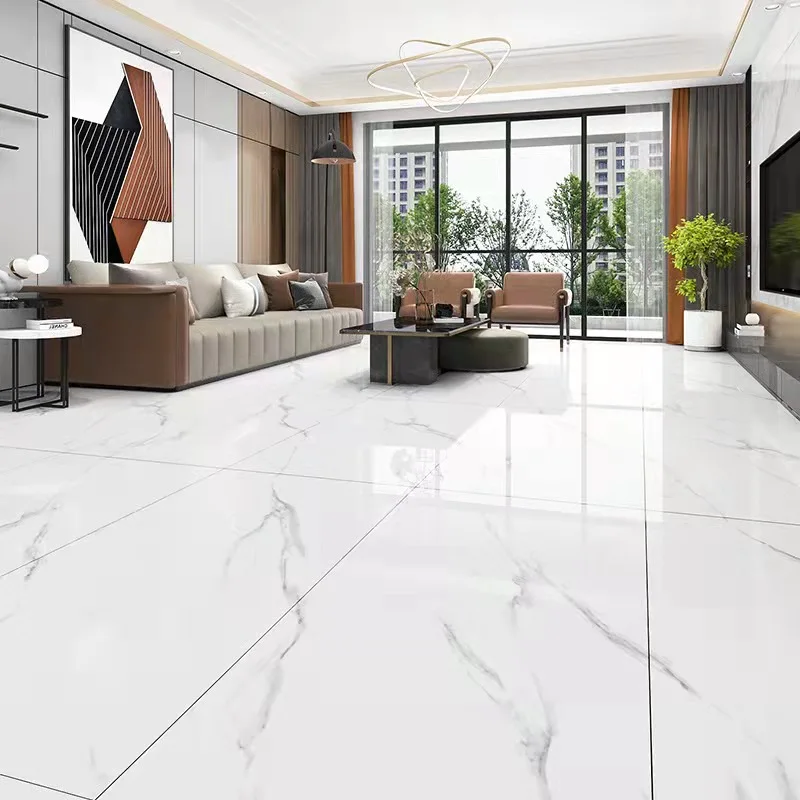 Hot Sale 60x60 Porcelanto Glossy Ceramic Tile For Floor Standard White ...