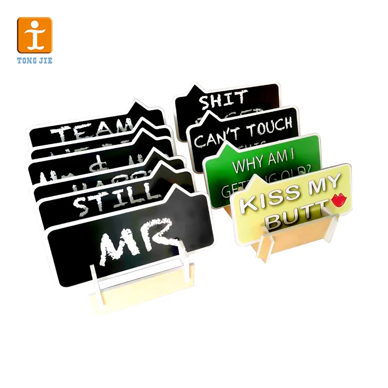 Customized PVC Sign Board Photo Booth Props Cheering Props Baby Photo Props