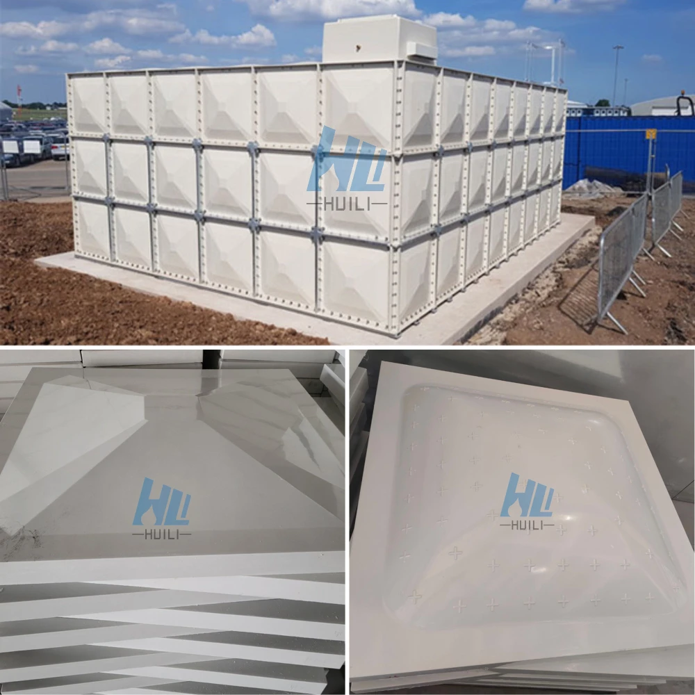 HUILI FRP GRP大型養殖農業用水槽 50ガロン/500L 温水貯蔵工場タンク 1