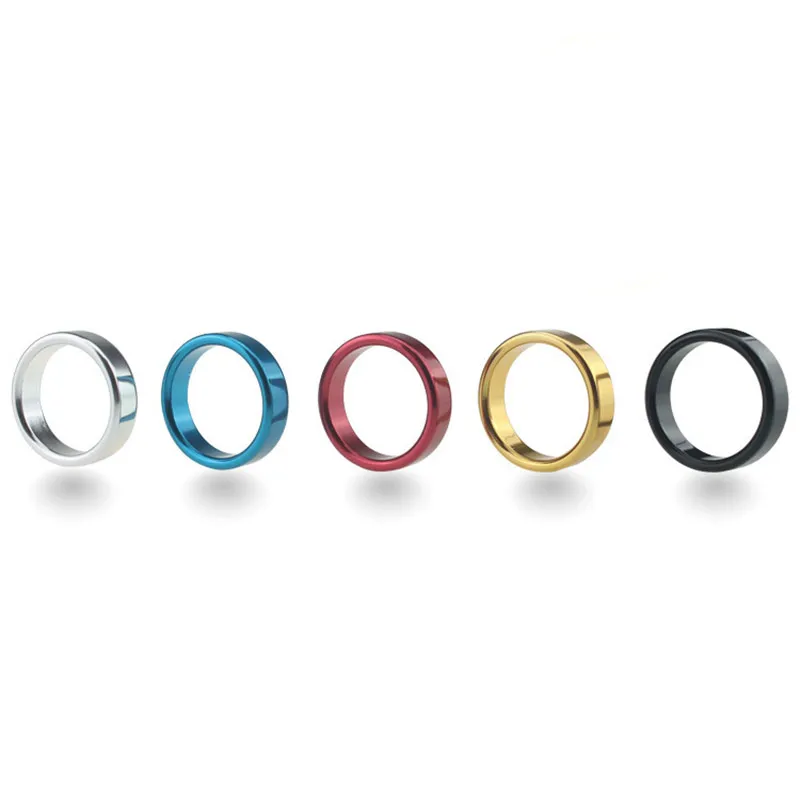 Cockring En Aluminium - 40, 45 Ou 50 Mm - 5 Coloris - Anneau De Pénis Sextoy