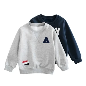 High Quality Casual Letter Printing Boys Hoodies Long Sleeves Hoodies Sweatshirts