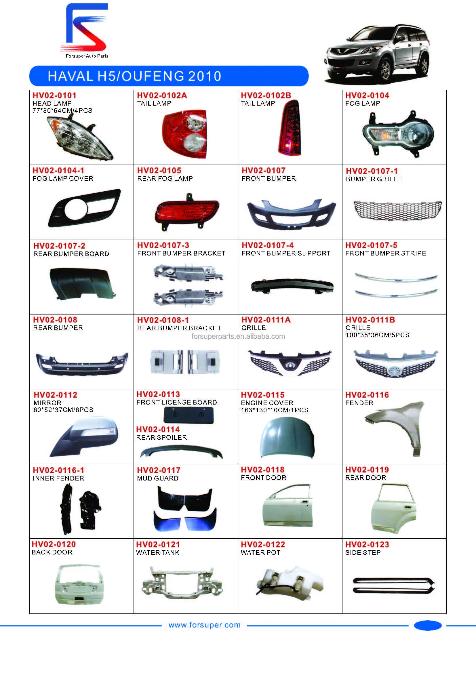 Rear Bumper For Haval H5 Oufeng 2010 Auto Parts - Buy Oufeng Tail ...