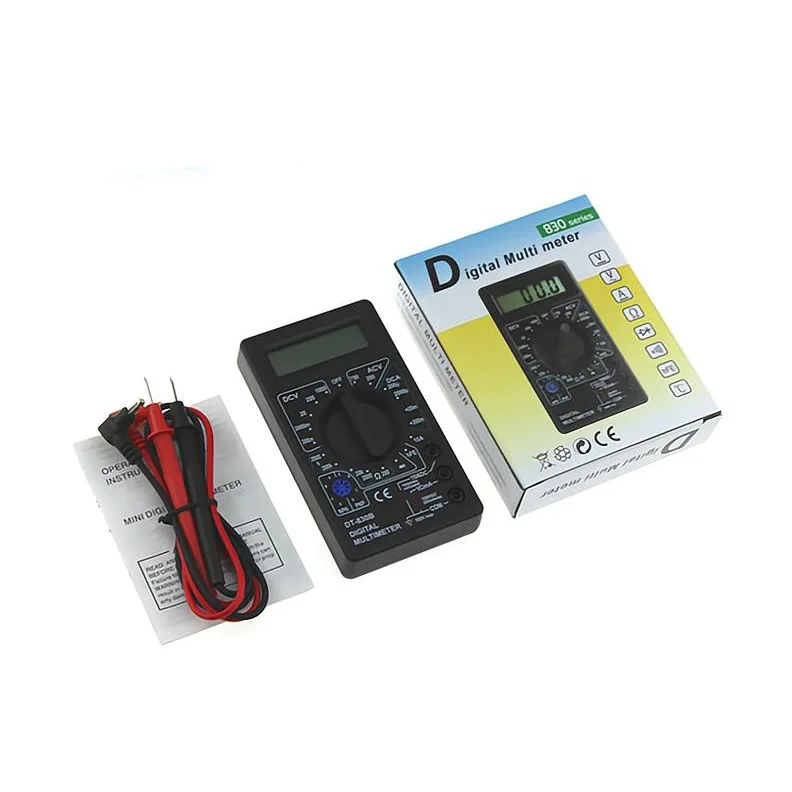 Dt830b Digital Multimeter Mini Handheld Multimeter Electrical Meter ...