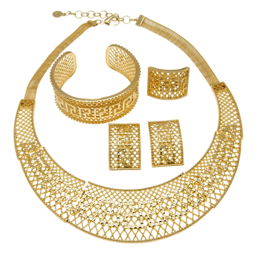 Shop Our 2024 Trends Jewelry Vintage 24K Gold Plated Set