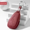 Three buttons volcanic red