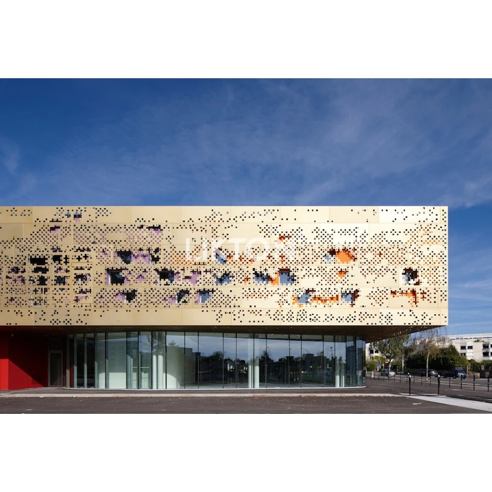 New 2025 Modern Commercial House Front Architectural Facade Building Design Curtain Wall Revit Design