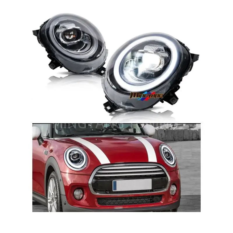 Suitable for BMW Mini Headlight Assembly Conversion 14-22 Mini F55 F56 F57 Light LED Daytime Running Light LED Lens