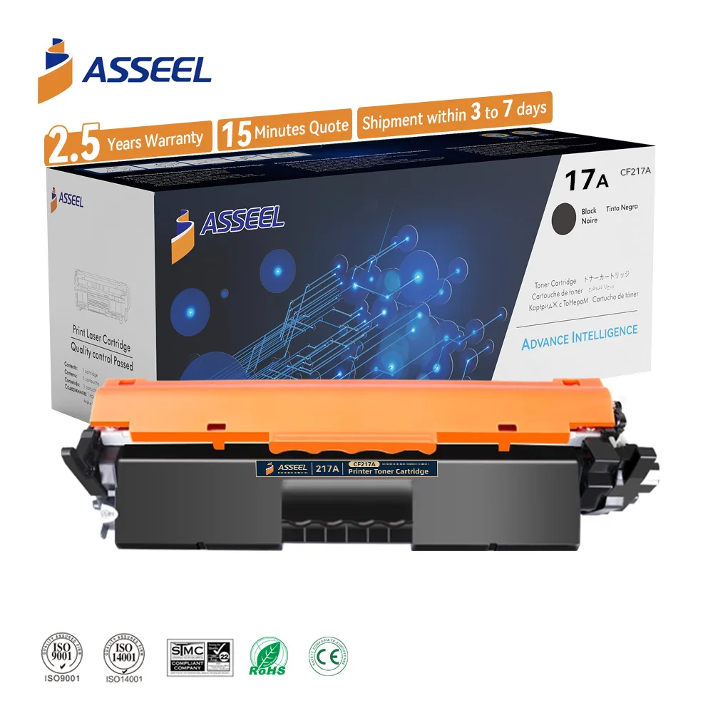 HP 17A (CF217A) Black Compatible Toner Cartridge Twin Pack
